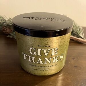 Bath and Body Works 3-wick candle - Pumpkin Pecan Waffles - never used